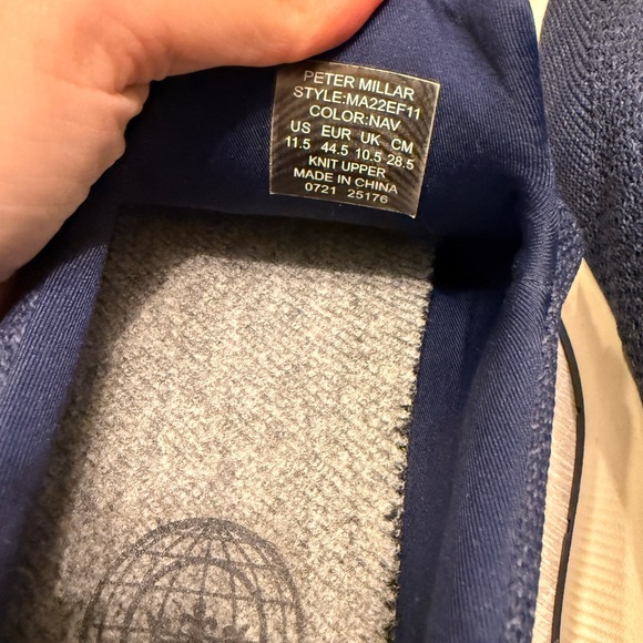 Peter Millar Crown Sport Hyperlight Apollo Navy Shoes - Picture 7 of 7